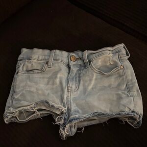 Light Blue Denim Women Shorts